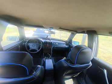 vaz 2107 on şuşə: Mercedes-Benz C-Class (W202) sedan - Kuzov: 4 qapılı sedan, gümüşü — 7