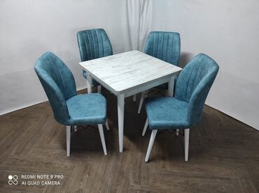 Setovi stolova i stolica: CENA KOMPLETA 29000 din STOLICA Boja -Bordo Materijal-metalni ram — 3