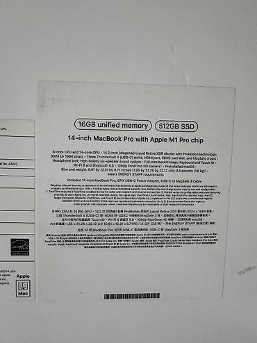 intel core 7: Игровой, Б/у, Apple M1 Pro, ОЗУ, RAM: 16 ГБ, В рассрочку — 2