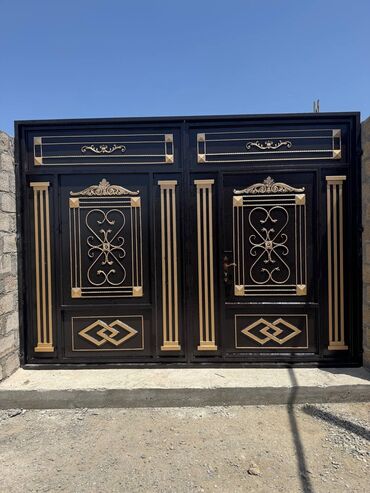 Həyət darvazaları: İstənilən növ darvaza. Qalın profil, keyfiyyətli,çatdırılma — 17