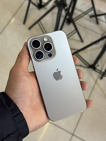 IPhone 15 Pro, Б/у, 256 ГБ, Natural Titanium, 85 %