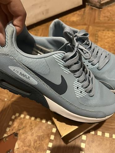 н макс: Кроссовки Nike Air Max в серо-голубом цвете. Размер:37 Модель — 2