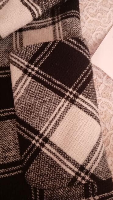 Kardiqanlar, jaketlər: Qadın üçün qara-ağ kvadrat naxışlı jaket/kardiqan - Model: klassik — 8