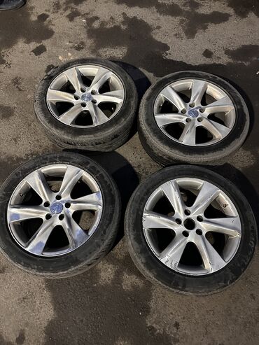 Колеса в сборе: Колеса в сборе 215 / 55 / R 17, Лето, Б/у, Комплект, Легковые, Литые, отверстий - 5 at lalafo.kg — 1 Колеса в сборе: Колеса в сборе 215 / 55 / R 17, Лето, Б/у, Комплект, Легковые, Литые, отверстий - 5 — 1