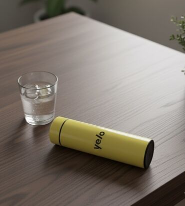 Termoslar: Rəng - Sarı, Termos, Paslanmayan polad, 1 l, Türkiyə — 2