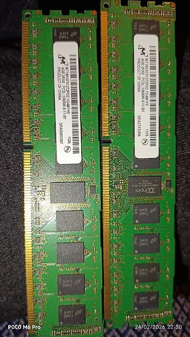 Operativ yaddaş (RAM) Kingston, 4 GB, 1333 Mhz, DDR3, PC üçün, Yeni