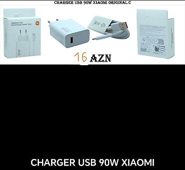 Şarj cihazları: Bir neçə aksesuar bir yerdə: 1) Xiaomi 90W HyperCharge Combo (Type‑C) — 35