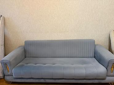 Divanlar: Çevrilən divan – boz rəng, müasir dizayn - Funksiya: Asan mexanizmlə — 2