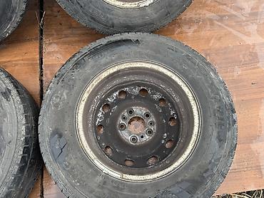 Колеса в сборе: Колеса в сборе 225 / 70 / R 15, Зима, Б/у, Комплект, Легкий коммерческий транспорт (C/LT), Железные, отверстий - 5 — 19
