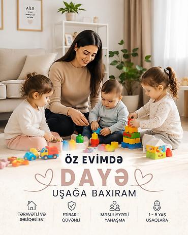 dayəlik: 🌸 Təhlükəsiz və Güvənli Dayə Xidməti Amira — 35 yaş, məsuliyyətli və — 1