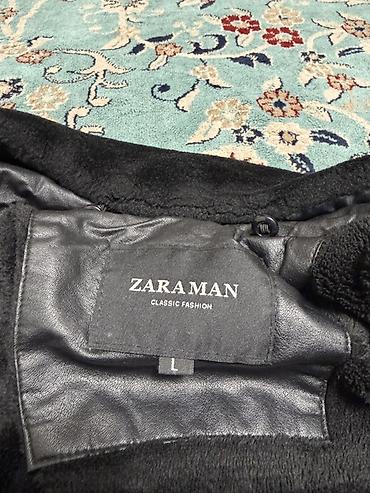 куртки зара: Мужская куртка ZARA MAN, размер L. - Модель: утеплённая стёганая — 3