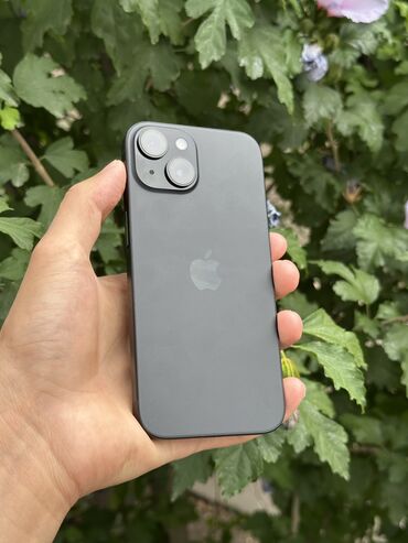 скупка телевизоров с выездом: IPhone 15, Жаңы, 128 ГБ, Black Titanium, Коргоочу айнек, Каптама, Куту, 90 %