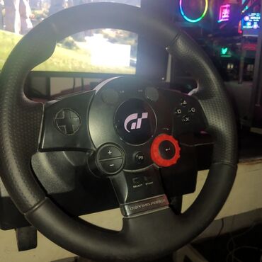 руль с педалями для пк бишкек: Продам Игровой руль в Отличном состоянии Logitech Driving force Gt