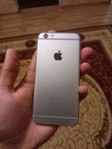 iphone 6 j: IPhone 6, 16 GB, Gümüşü