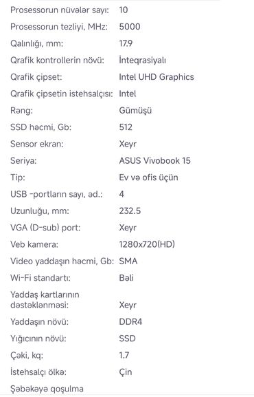 ASUS: ASUS VivoBook – zərif gövdədə gündəlik iş və təhsil üçün universal — 9