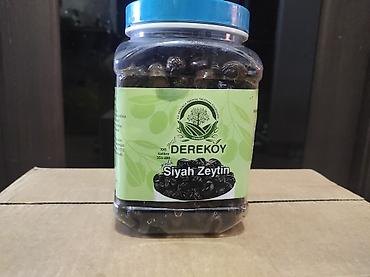 для консервации: DEREKOY Siyah Zeytin — натуральные черные оливки в пластиковой банке с — 1