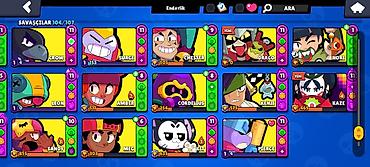 gence is elanlari 2026: Brawl Stars hesabı – yüksək səviyyəli, zəngin kontentli Əsas — 4