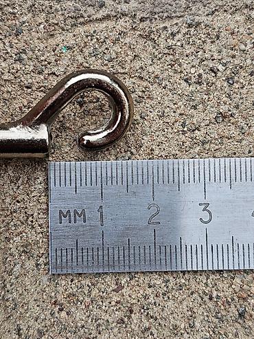 Аксессуары для шитья: Карабин, фурнитура. Металлический поворотный карабин — 13