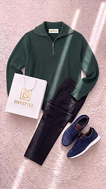 DIFFSTYLE kişi geyim dəsti - Yarım-fermuarlı, iri yaxalı lalafo.az -da DIFFSTYLE kişi geyim dəsti - Yarım-fermuarlı, iri yaxalı