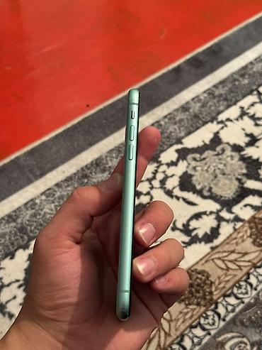 i̇phone: IPhone 11, Б/у, 64 ГБ, Зеленый, Защитное стекло, Чехол, 74 % — 4