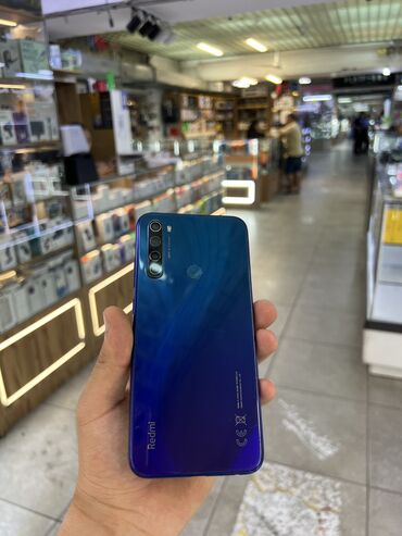 карты памяти transcend для планшетов: Redmi, Redmi Note 8, Б/у, 64 ГБ, цвет - Синий, 2 SIM