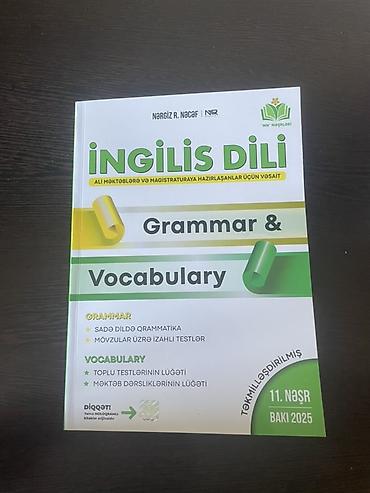 Məktəb dərslikləri: Məhsul: “İngilis Dili – Grammar & Vocabulary” (Nərgiz R. Nəcəf) — 1