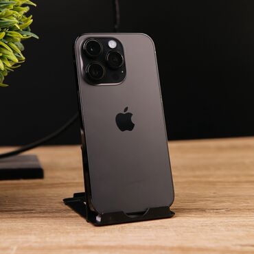айфон 16 макс: IPhone 14 Pro, Колдонулган, 128 ГБ, Black Titanium, Кабель, 86 %