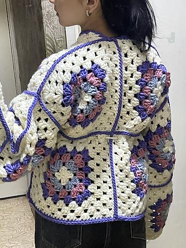 кардиганы: Кардиган, Осень-весна, Вязаная модель — 4