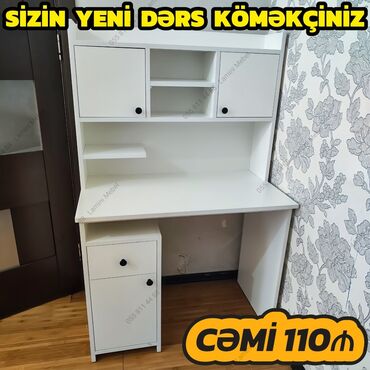 rattan mebel baku: Oğlan və qız üçün, Yeni, Siyirməli, Yazı masası, Stullsuz