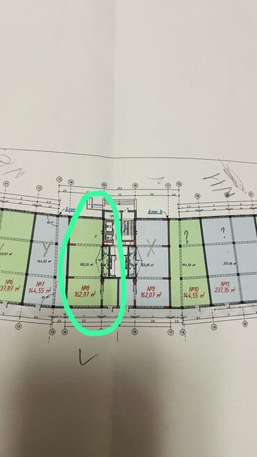 Офисы: Продаю Офис 162 м², Без ремонта, Без мебели, Многоэтажное здание, 1 этаж — 4