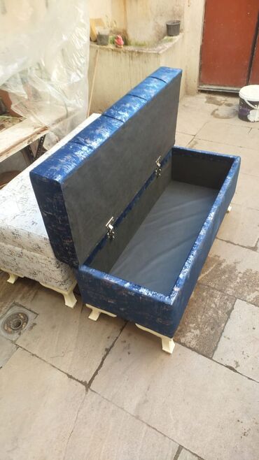 Pufiklər: Yeni, Pufik oturacaq, Süni dəri, rəng - Ağ, Kredit yoxdur, Ödənişli çatdırılma — 7