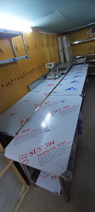 Другая посуда и кухонный инвентарь: Столы из нержавейки для кафе, ресторанов, пекарен — SUS 304! Надежные at lalafo.kg — 12 Другая посуда и кухонный инвентарь: Столы из нержавейки для кафе, ресторанов, пекарен — SUS 304! Надежные — 12