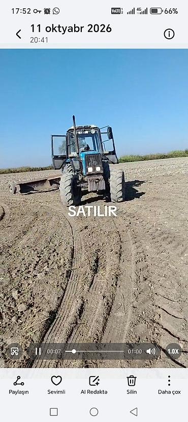 sirvan masin: Belarus 1221.2 traktor – SATILIR Texniki xüsusiyyətlər: - Model — 2