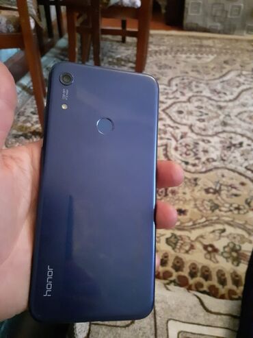 iphone 11 arxa şüşə qiymeti: Honor 8A 2020, rəng - Göy, Sensor, İki sim kartlı
