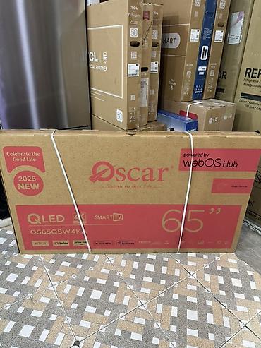 televizor gence: Oscar 65" QLED Smart TV (Model: OS65QSW4K) - Ekran: 65 düym QLED, 4K — 4