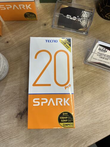 tecno pova 6: Tecno Spark 20 Pro, Новый, 256 ГБ, цвет - Черный, 2 SIM