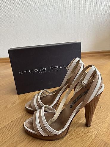 quad daraq: Studio Pollini qadın sandaleti – Made in Italy 38 razmer - Brend — 1