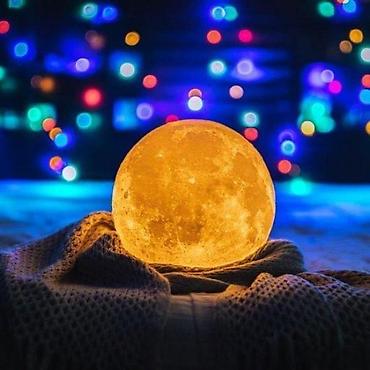tchibo cena: Mesec lampa nova 3d sobna lampa moon lamp akcija | cene nisu fiksne — 2