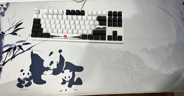 Səsgücləndiricilər, qulaqlıqlar və mikrofonlar: Dark Project KD87A mexanik Yapon stilistikasında klaviatura+Varmilo