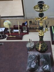 Qəlyan, vayp və aksesuarları: Qəlyan 1 dəfə istifadə olunub qutu şəklində komplekt verilir