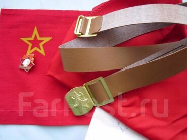 коллекция: Пионерские галстуки, пилотки и значки СССР, новые с этикеткой, 1989 и