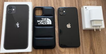 iphone 11 qutu: IPhone 11, 64 GB, Qara