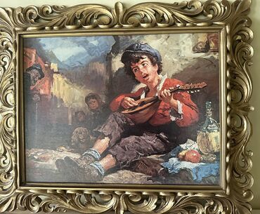 zhenskie dzhinsy na rezinke: Картина итальянского художника Джованни Мадонини. Принт на картоне