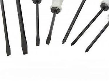 Setovi ručnog alata: Set od 7 šrafcigera – ravni i krstasti (PH), Geko - Materijal — 7