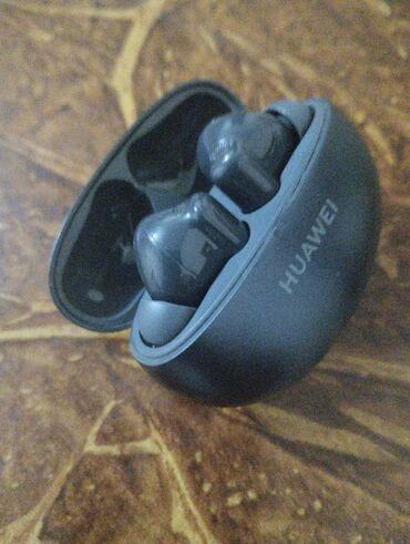 Qulaqcıqlar: İşlənmiş Simsiz (Bluetooth) Qulaqcıqlar, Huawei, rəng - Qara