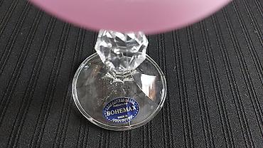набор ключей: Bohemax Bohemiya kristal qədəh dəsti - Mənşə: Çexiya (Made in Czech — 1