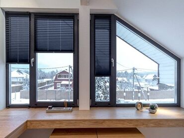 панорамное окно: Алюминевое окно, Комбинированное, цвет - Белый, Новый, Бесплатная доставка