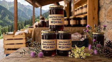 bal peteyi: ​🍯 GƏDƏBƏY DAĞLARINDAN 100% TƏBİİ MEŞƏ BALI 🏔️✨ ​Gədəbəyin əsrarəngiz — 1