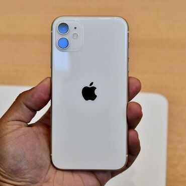 iphone 11 ikinci el kredit: IPhone 11, 128 ГБ, Белый, Отпечаток пальца, Face ID