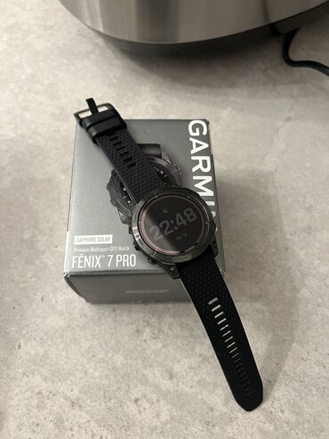 Garmin: Часы Garmin fenix 7 pro sapphire solar В отличном состоянии, батарея